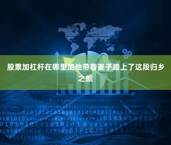 股票加杠杆在哪里加他带着妻子踏上了这段归乡之旅