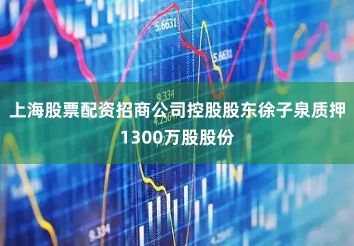 上海股票配资招商公司控股股东徐子泉质押1300万股股份