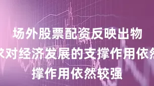 场外股票配资反映出物流需求对经济发展的支撑作用依然较强